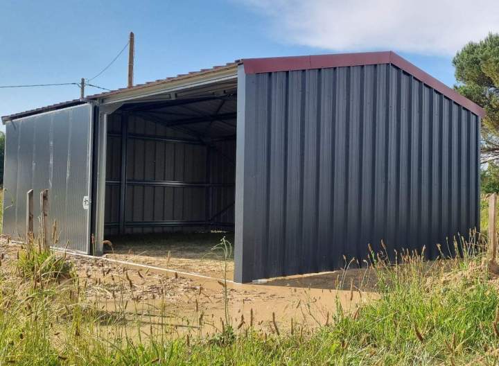 Hangar agricole et industriel métallique Landes
