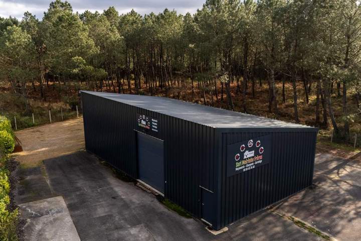 Construction de garages métalliques Landes