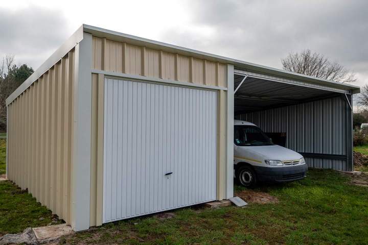 Garage métallique Landes